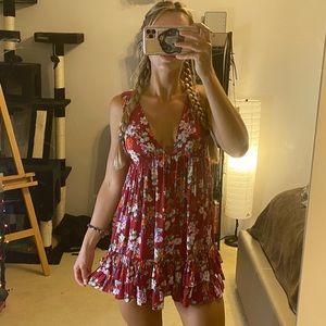 Floral tunic or mini dress